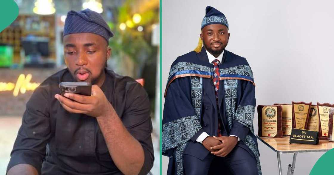 Reactions as young man flaunts his seven achievements as he finished from medical school Reactions as young man flaunts his seven achievements as he finished from medical school