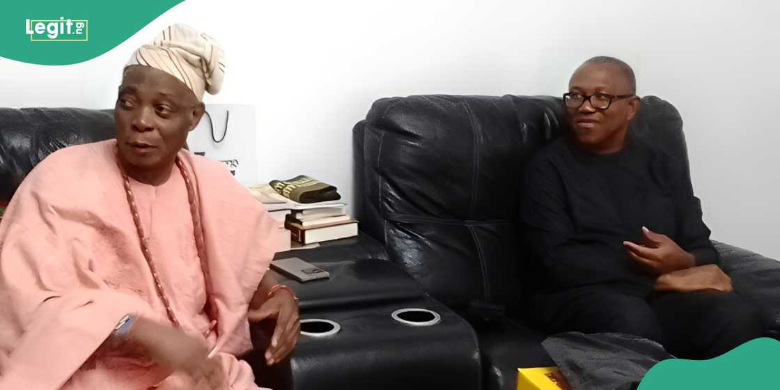 Peter Obi visits Olubadan designate Rasheed Ladoja Peter Obi visits Olubadan designate Rasheed Ladoja