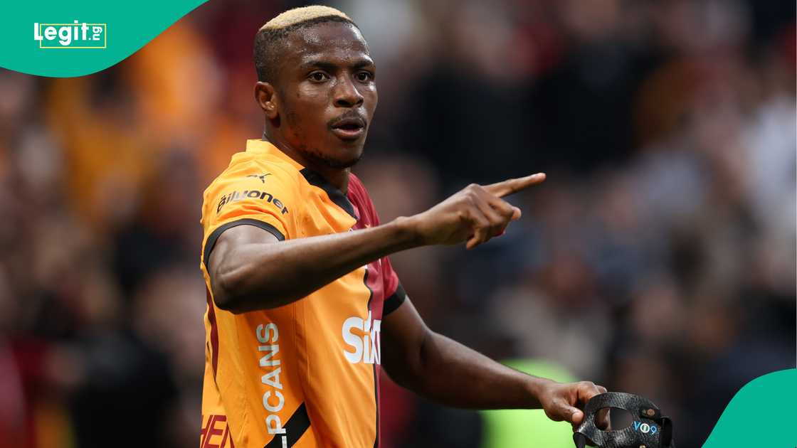 Victor Osimhen, Galatasaray, Kayserispor, Rams Park, Istanbul, Turkiye, Super Lig. Victor Osimhen, Galatasaray, Kayserispor, Rams Park, Istanbul, Turkiye, Super Lig.