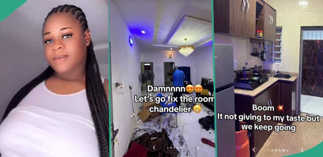 Lady shows how she transformed her new apartment Lady shows how she transformed her new apartment