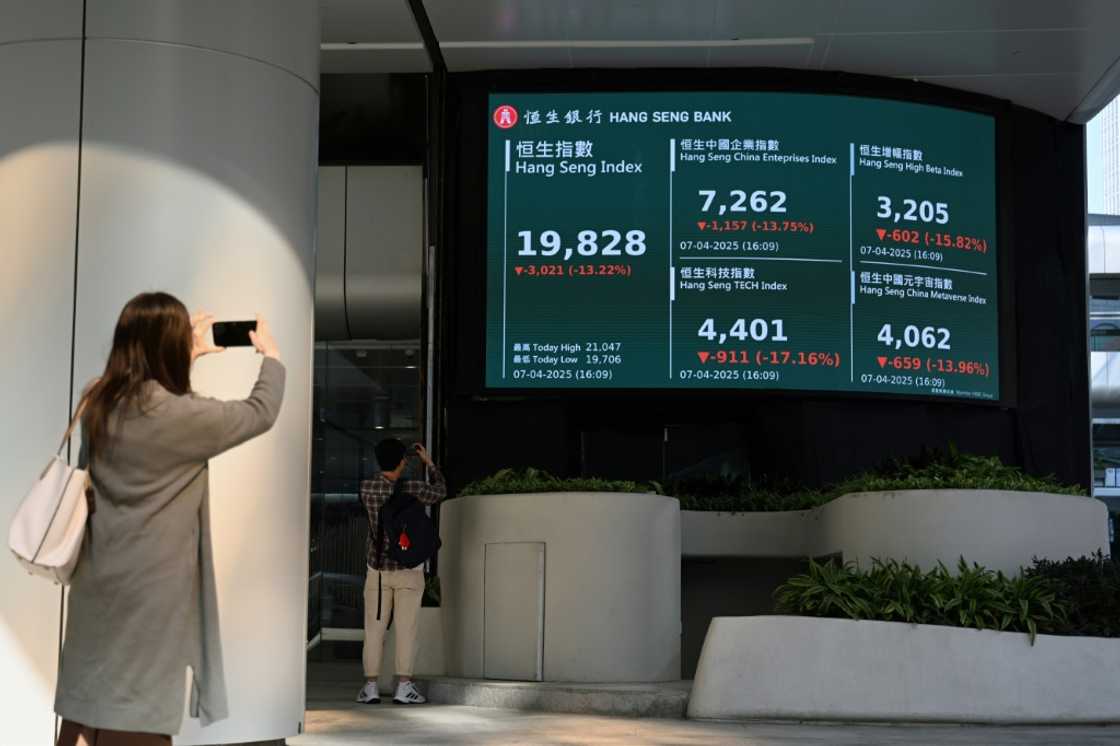 Hong Kong stocks fell by 13.2 percent, the city's biggest drop since 1997 during the Asian financial crisis Hong Kong stocks fell by 13.2 percent, the city's biggest drop since 1997 during the Asian financial crisis