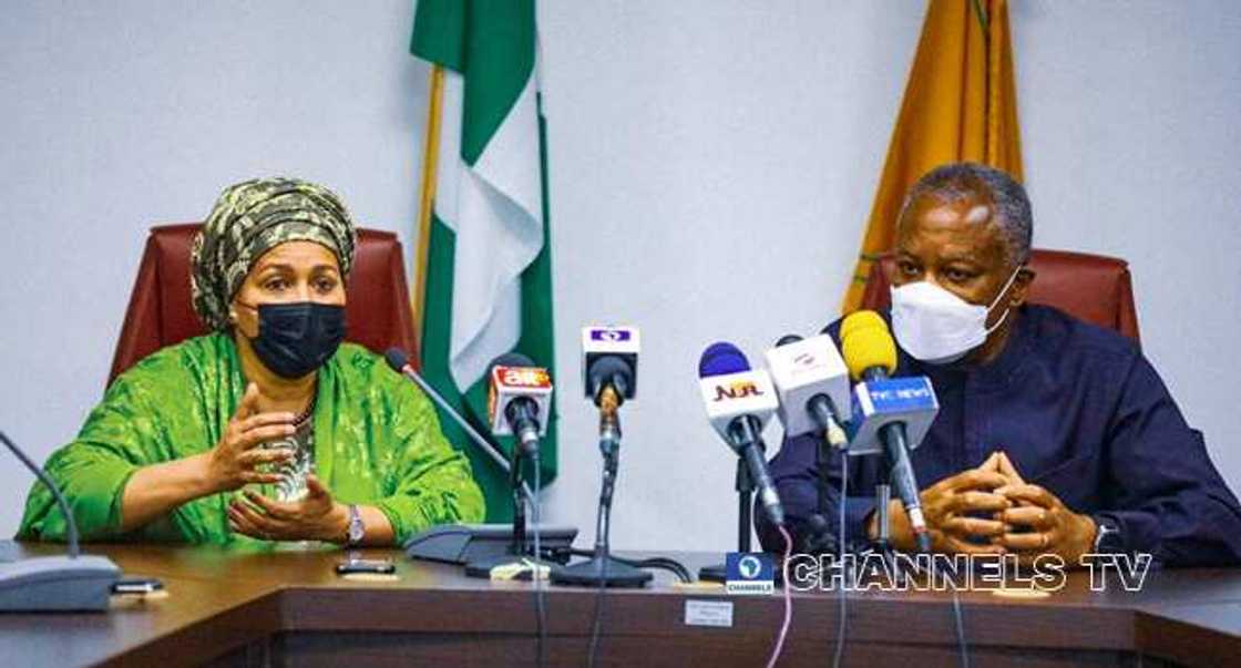 Zuba jari kan matasa ne kadai mafita ga rashin tsaro, Amina Mohammed Zuba jari kan matasa ne kadai mafita ga rashin tsaro, Amina Mohammed