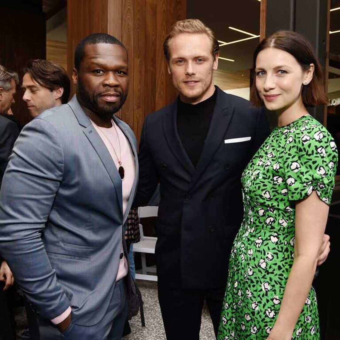 Caitriona Balfe and Sam Heughan together