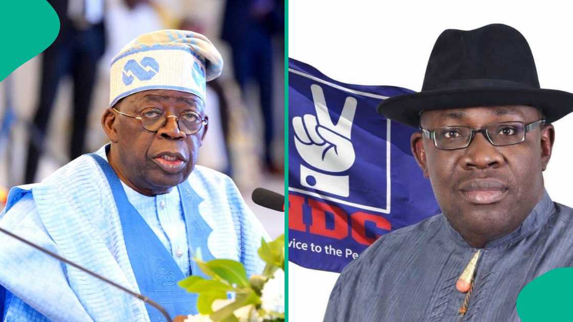 Sanata Seriake Dickson da Bola Tinubu