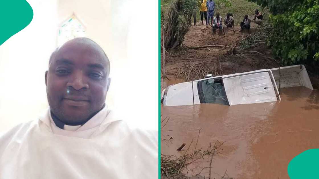 Priest dies after having accident while driving to church. Priest dies after having accident while driving to church.
