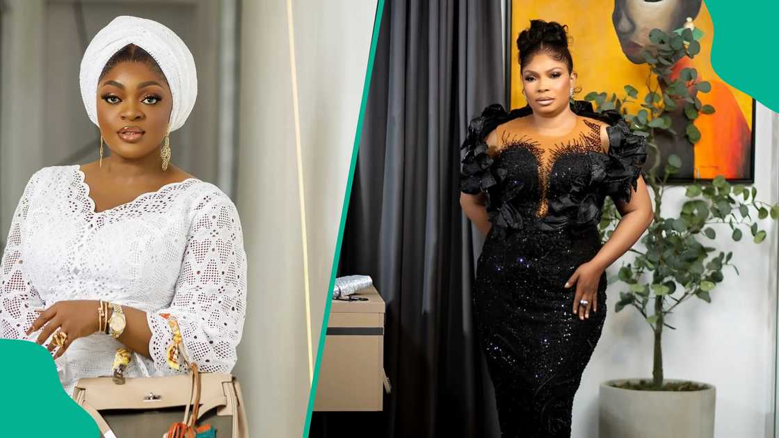 Eniola Badmus' reaction trends after Isbae U mentioned Laide Bakare's name Eniola Badmus' reaction trends after Isbae U mentioned Laide Bakare's name