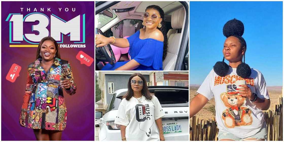 10 Nigerian Female Celebrities with Highest IG Followers, Yemi Alade Leads the Pack with 13.8 Million 10 Nigerian Female Celebrities with Highest IG Followers, Yemi Alade Leads the Pack with 13.8 Million