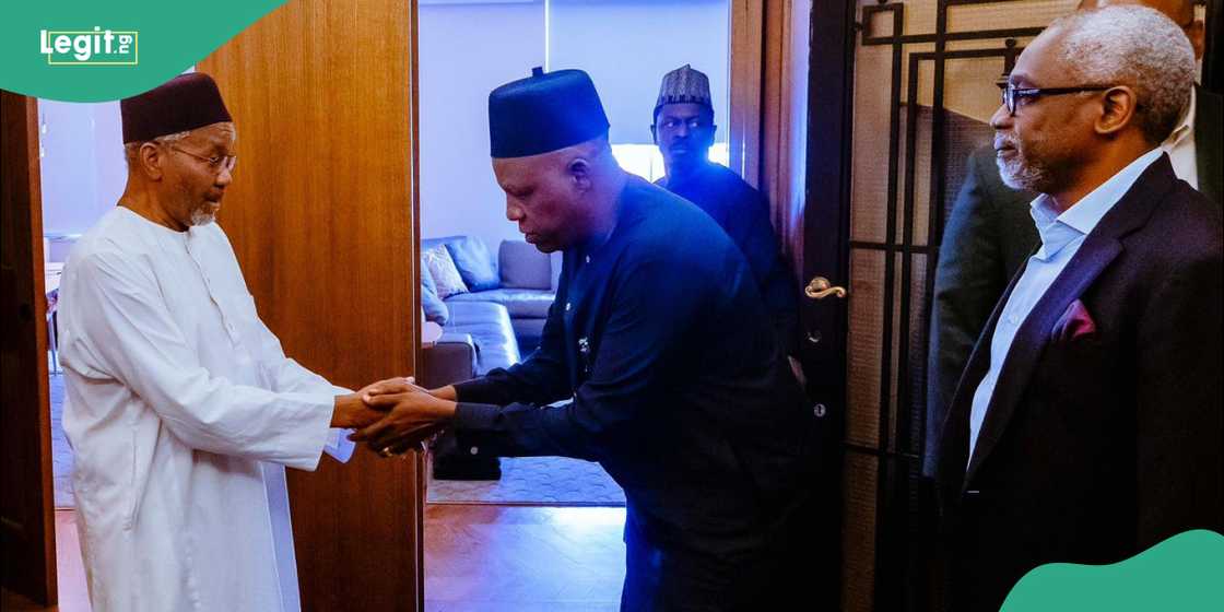 Mamman Daura received the presidential delegation led by Kashim Shettima. Mamman Daura received the presidential delegation led by Kashim Shettima.