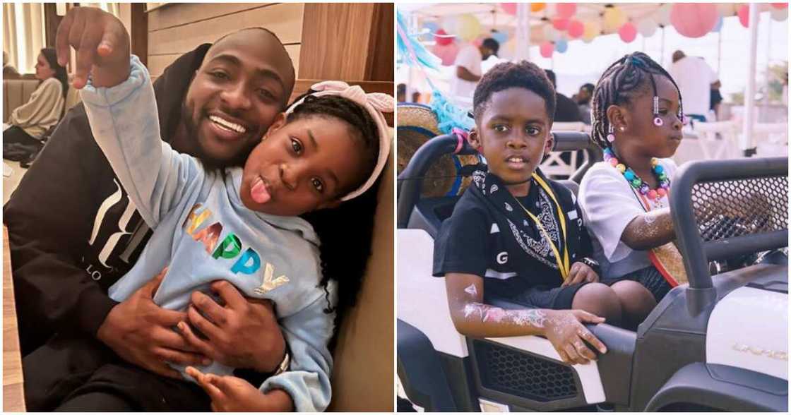 Davido's Imade hails him in cute video Davido's Imade hails him in cute video