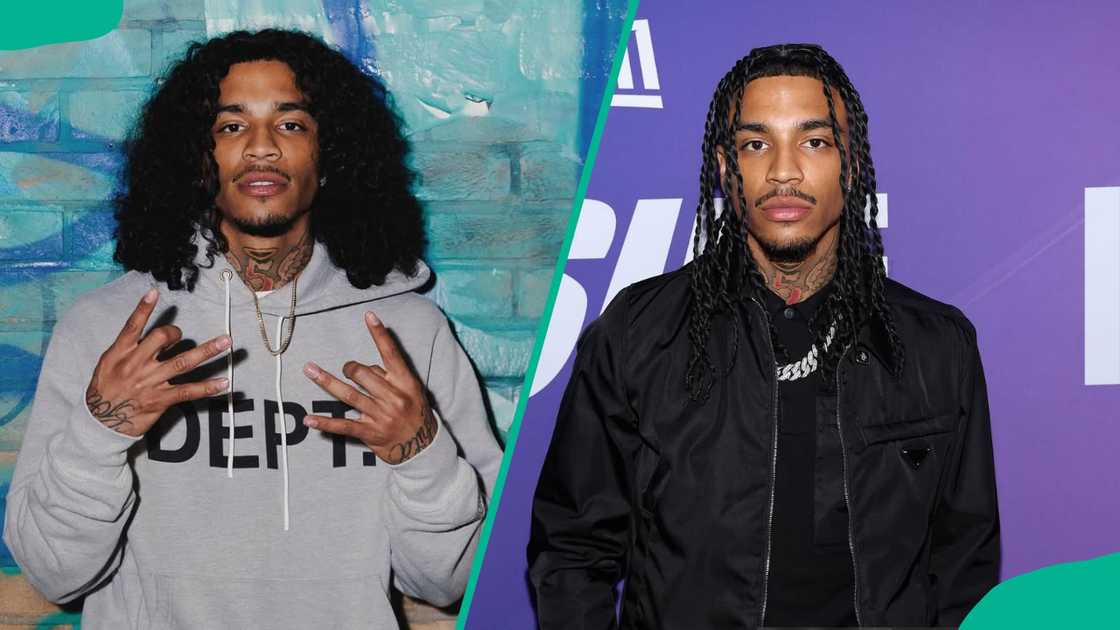 Jay Cinco with braided and unbraided hair