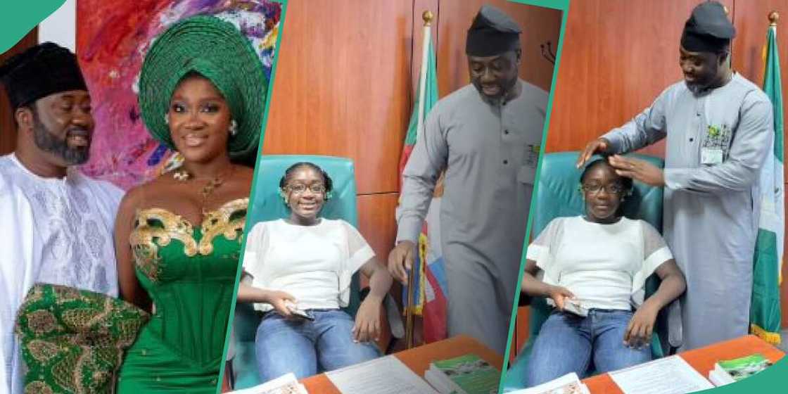 Actress Mercy Johnson with her hubby and daughter Actress Mercy Johnson with her hubby and daughter