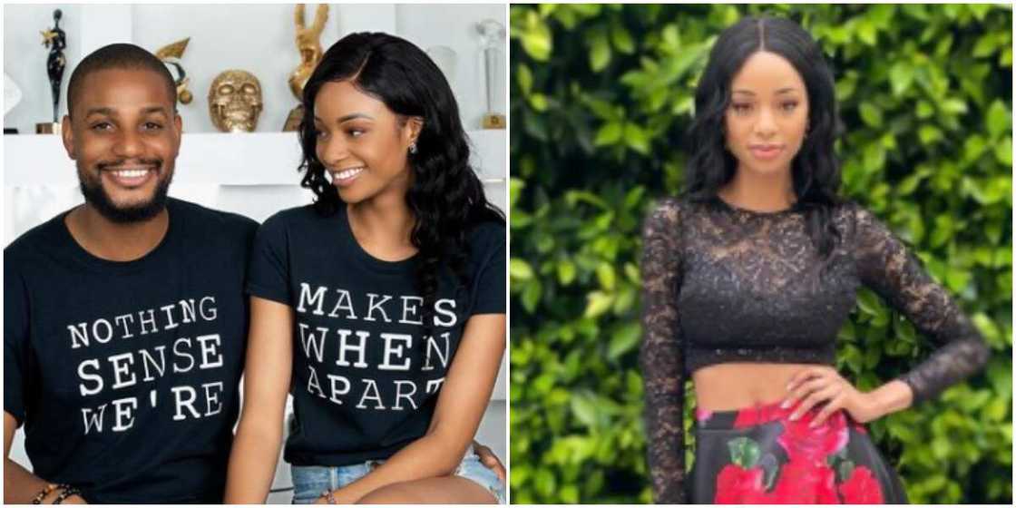 Alexx Ekubo’s Fiancée Fancy Acholonu Gives Him the ‘Dirty Side Eye’ Look After He Called Her His Sister Alexx Ekubo’s Fiancée Fancy Acholonu Gives Him the ‘Dirty Side Eye’ Look After He Called Her His Sister