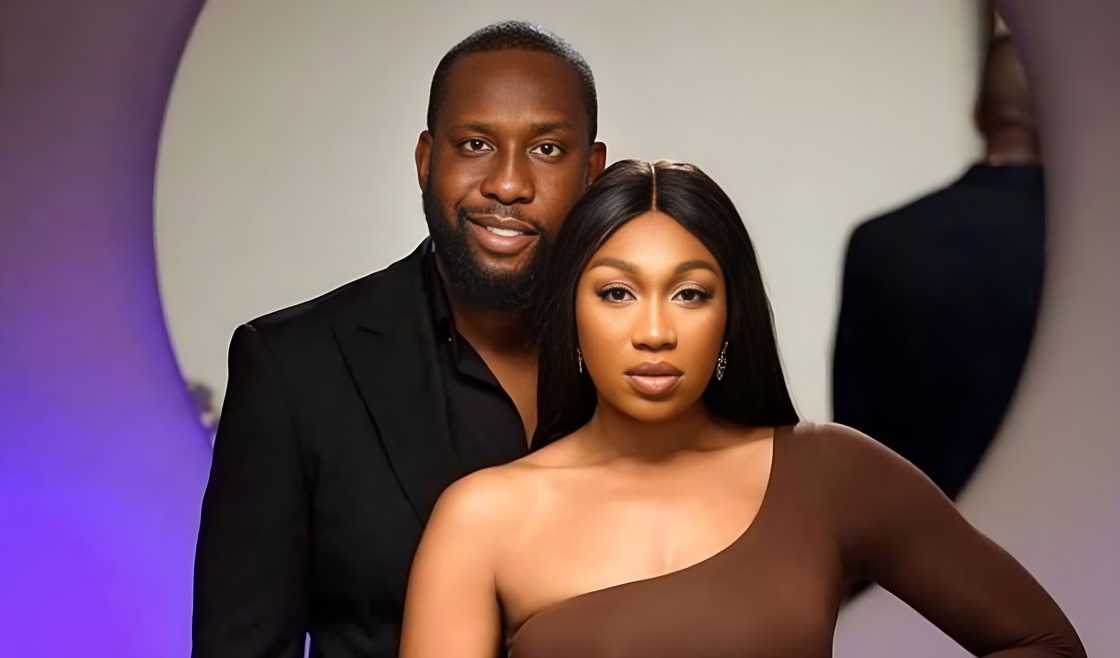 Ray Emodi and Ebube Nwagbo pictured standing Ray Emodi and Ebube Nwagbo pictured standing