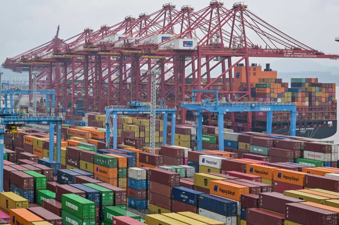 A cargo at the Port of Ningbo-Zhoushan in Ningbo, in China's eastern Zhejiang Province A cargo at the Port of Ningbo-Zhoushan in Ningbo, in China's eastern Zhejiang Province
