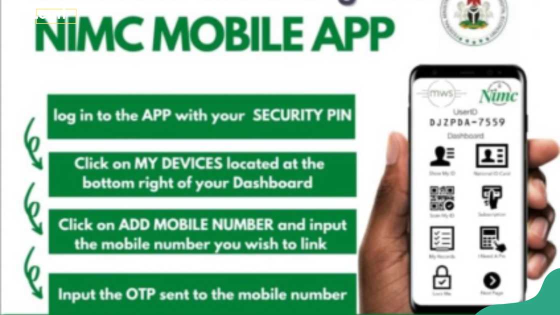 The process of linking your NIN on your phone using the NIMC Mobile ID App The process of linking your NIN on your phone using the NIMC Mobile ID App