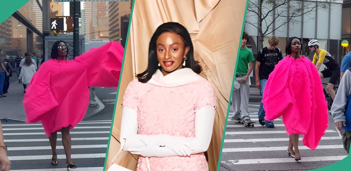Cuppy breaks the internet with viral walk through New York in electric pink Cuppy breaks the internet with viral walk through New York in electric pink