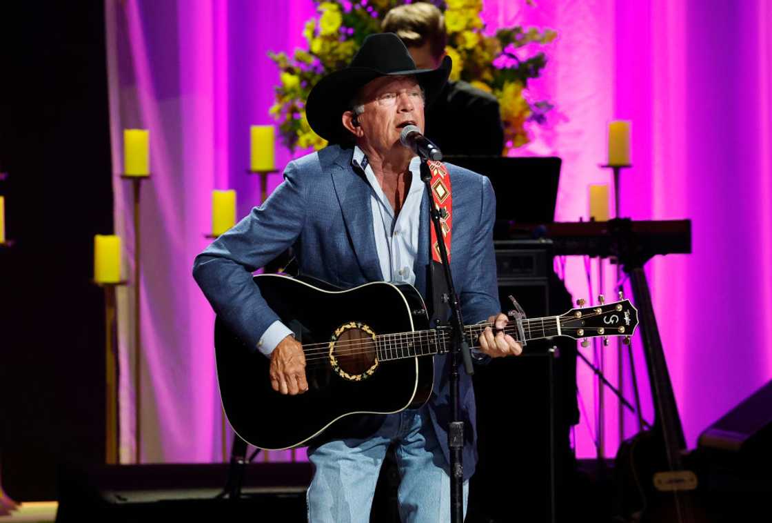 George Strait at The Grand Ole Opry in Nashville, Tennessee George Strait at The Grand Ole Opry in Nashville, Tennessee