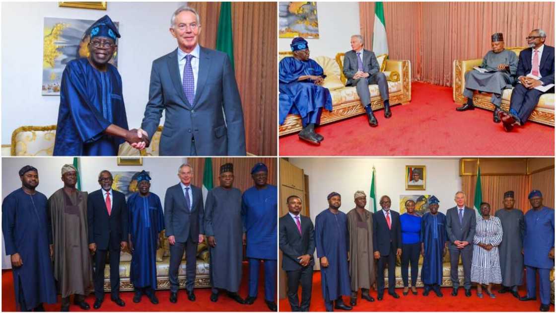 Bola Tinubu/Tony Blair/May 29/2023 Election/Kashim Shettima/Femi Gbajabiamila Bola Tinubu/Tony Blair/May 29/2023 Election/Kashim Shettima/Femi Gbajabiamila