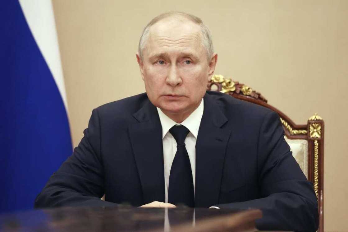Russian President Vladimir Putin said Ukraine and its Western allies wanted Russians to 'kill each other' during the weekend revolt Russian President Vladimir Putin said Ukraine and its Western allies wanted Russians to 'kill each other' during the weekend revolt