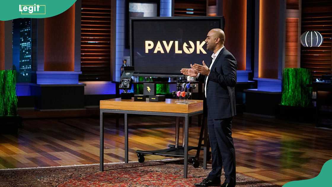 Founder of Pavlok presenting on Shark Tank