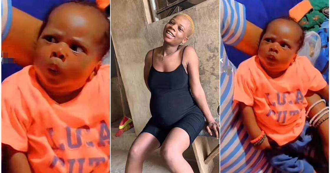 Baby tackles mum over breast milk Baby tackles mum over breast milk