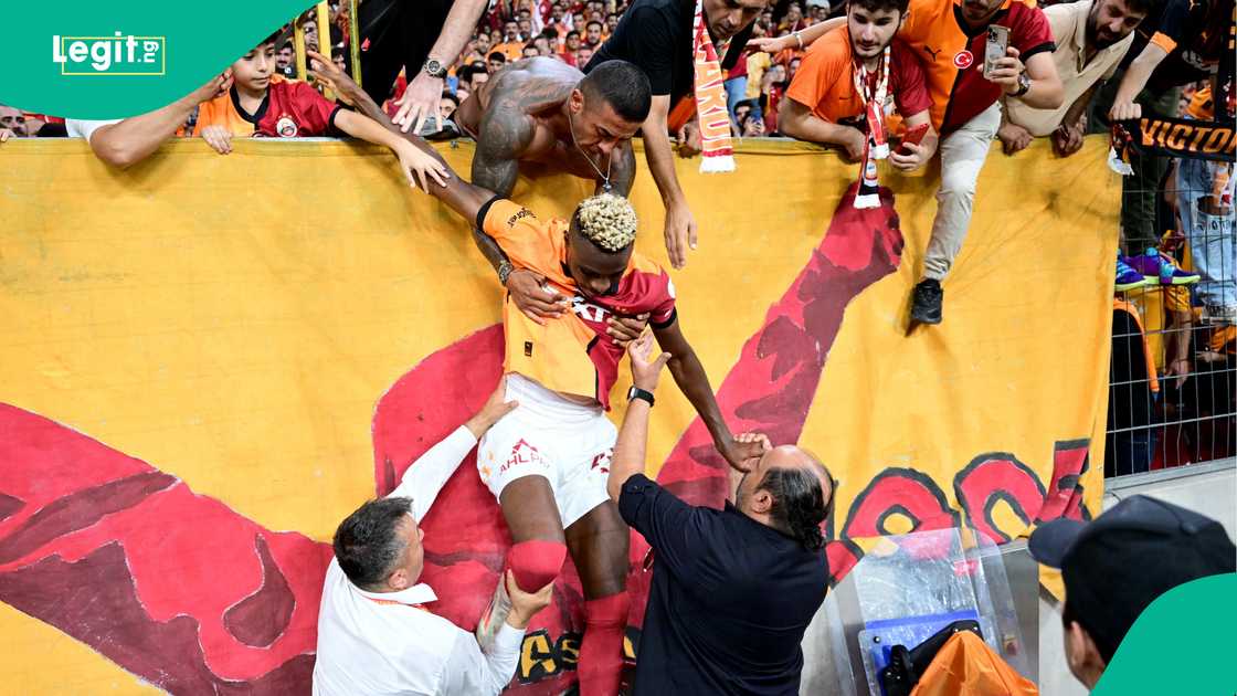 Victor Osimhen, Galatasaray, Rizespor, Rams Park, Istanbul, Turkiye, Super Lig Victor Osimhen, Galatasaray, Rizespor, Rams Park, Istanbul, Turkiye, Super Lig