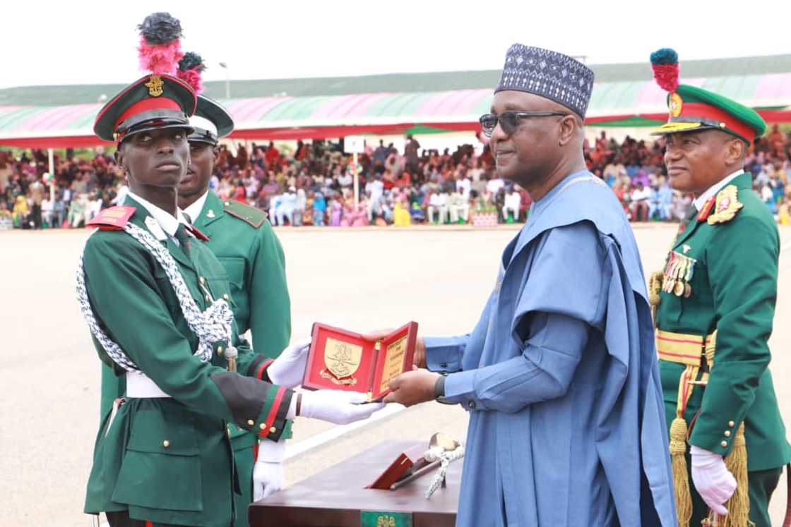 NDA officers during the Commandant's Leadership Award ceremony NDA officers during the Commandant's Leadership Award ceremony