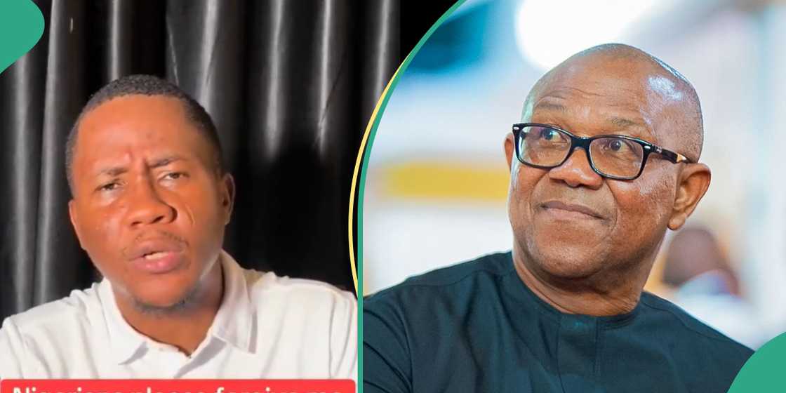Peter Obi and a former supporter Peter Obi and a former supporter