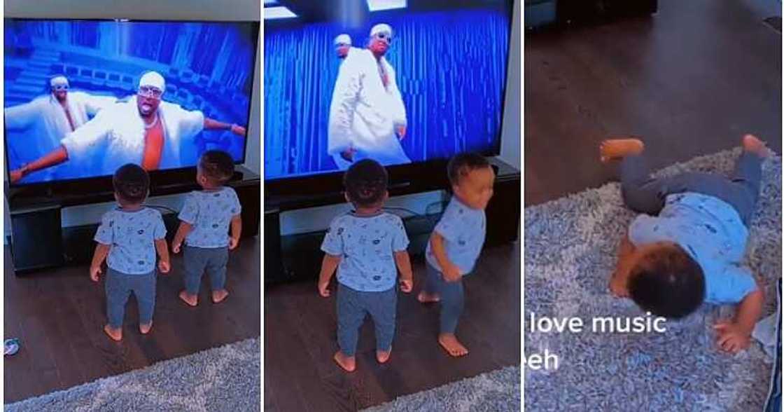 Little twin boys, PSquare, perform, music video Little twin boys, PSquare, perform, music video