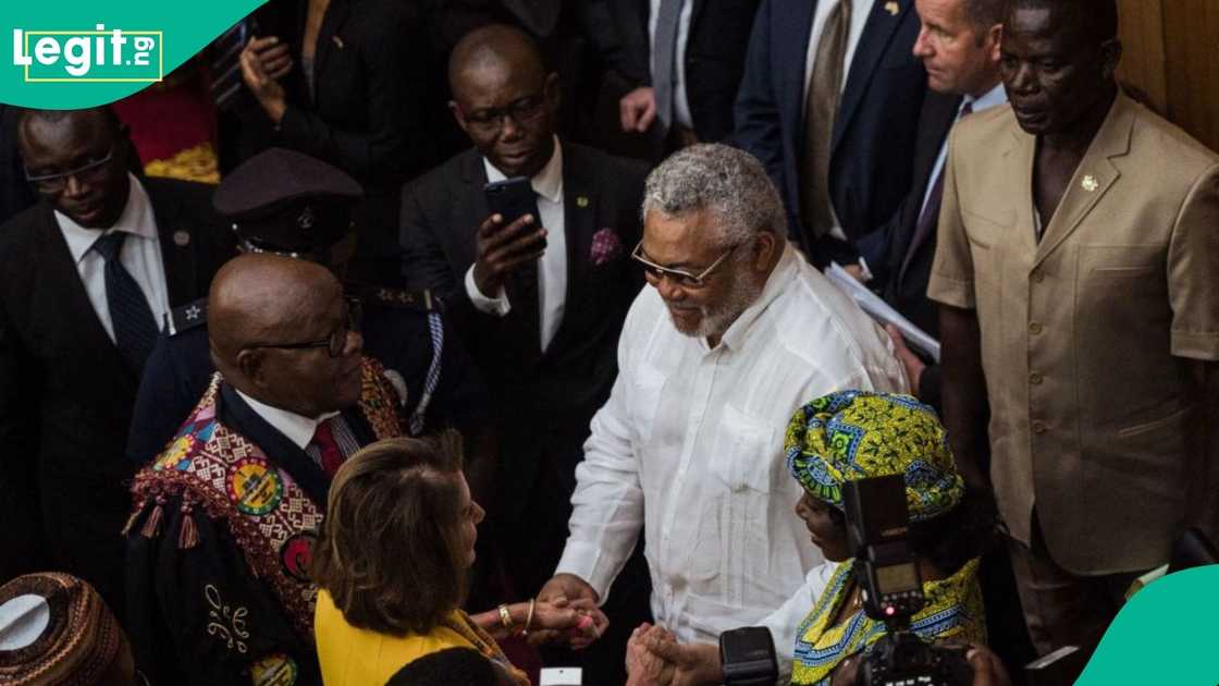 Authorities announce the death of Ghana’s ex-First Lady, Nana Konadu Agyeman-Rawlings. Authorities announce the death of Ghana’s ex-First Lady, Nana Konadu Agyeman-Rawlings.