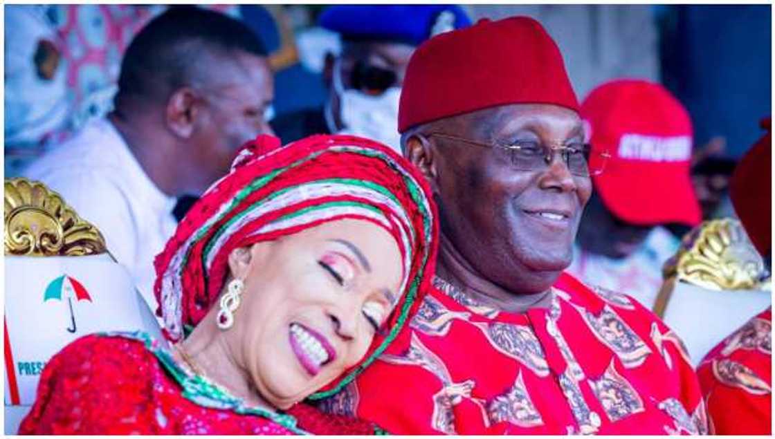 Atiku da matarsa Atiku da matarsa