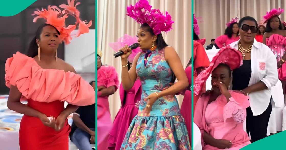 May Edochie speaks in Doha. May Edochie speaks in Doha.