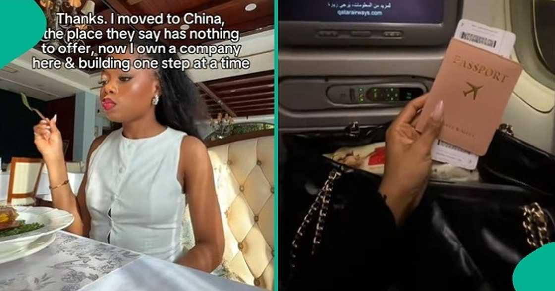 Nigerian lady earns accolades after speaking about her company in China.