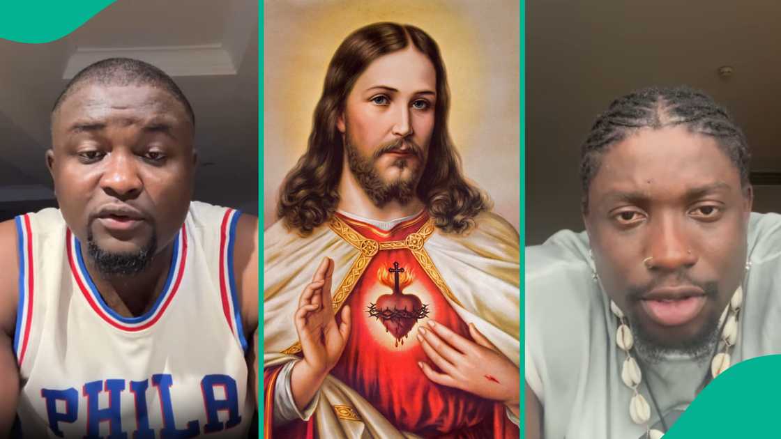 Lucky Udu compares VeryDarkMan to Jesus after his arrest at bank. Lucky Udu compares VeryDarkMan to Jesus after his arrest at bank.