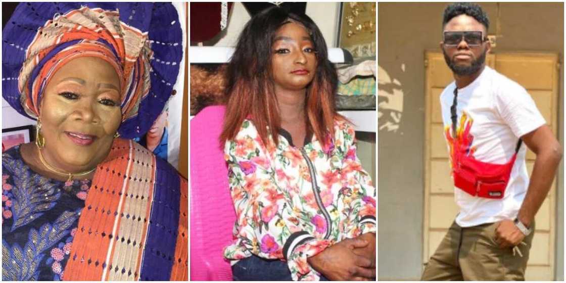 Aunty Ramota reacts to news of Mama Ereko and Jamiu Azeez fighting over her Aunty Ramota reacts to news of Mama Ereko and Jamiu Azeez fighting over her