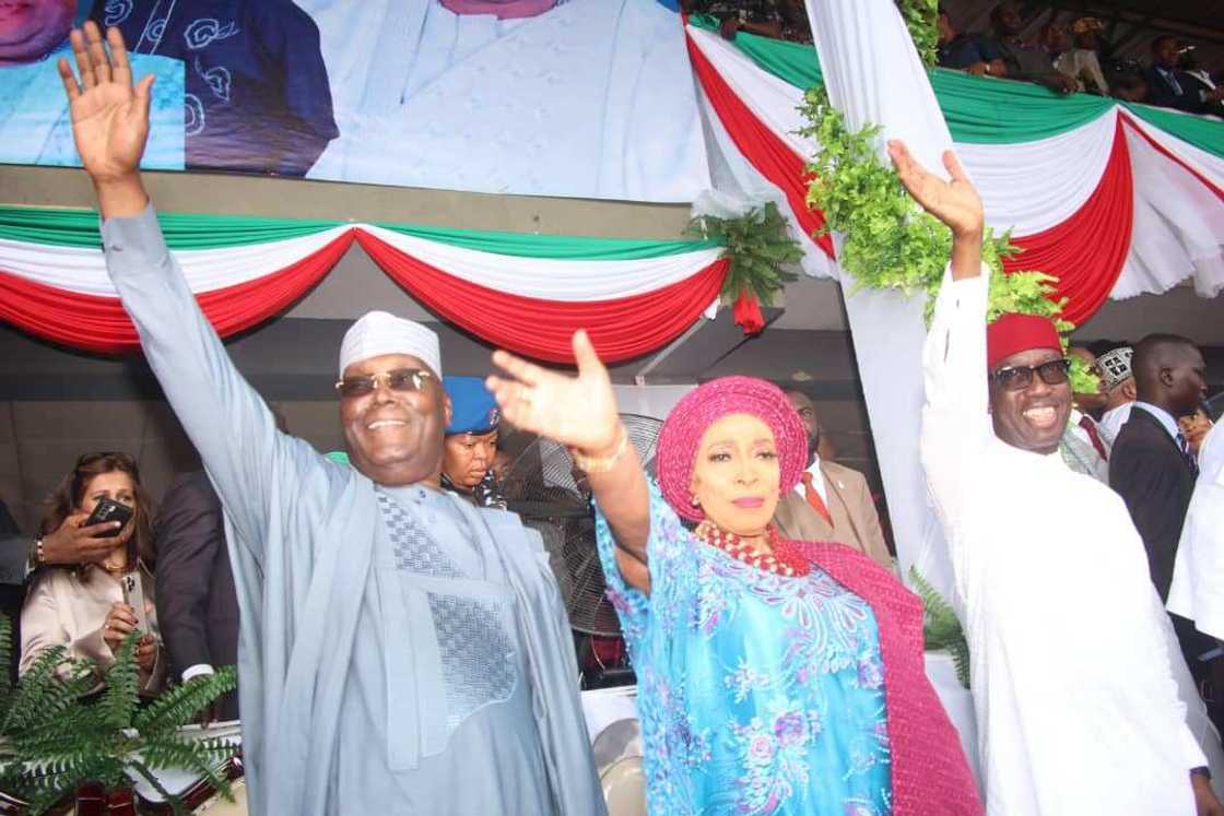 Atiku and wife in Ondo/Titi Atiku/2023 Presidential Election Atiku and wife in Ondo/Titi Atiku/2023 Presidential Election