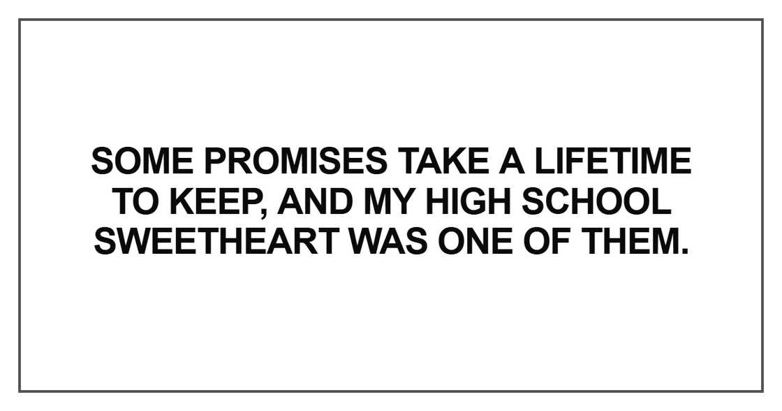 Some promises take a lifetime to keep