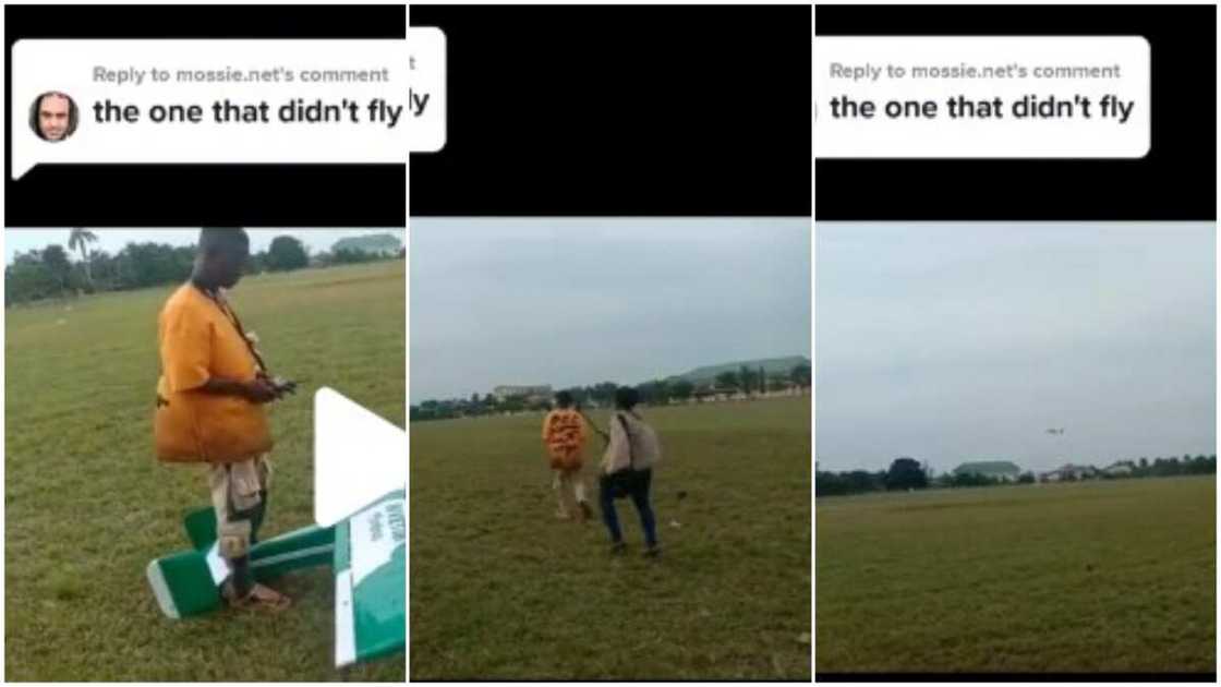 Nigeria boy flies plane Photo credit:Tiktok/ignatiusasabor