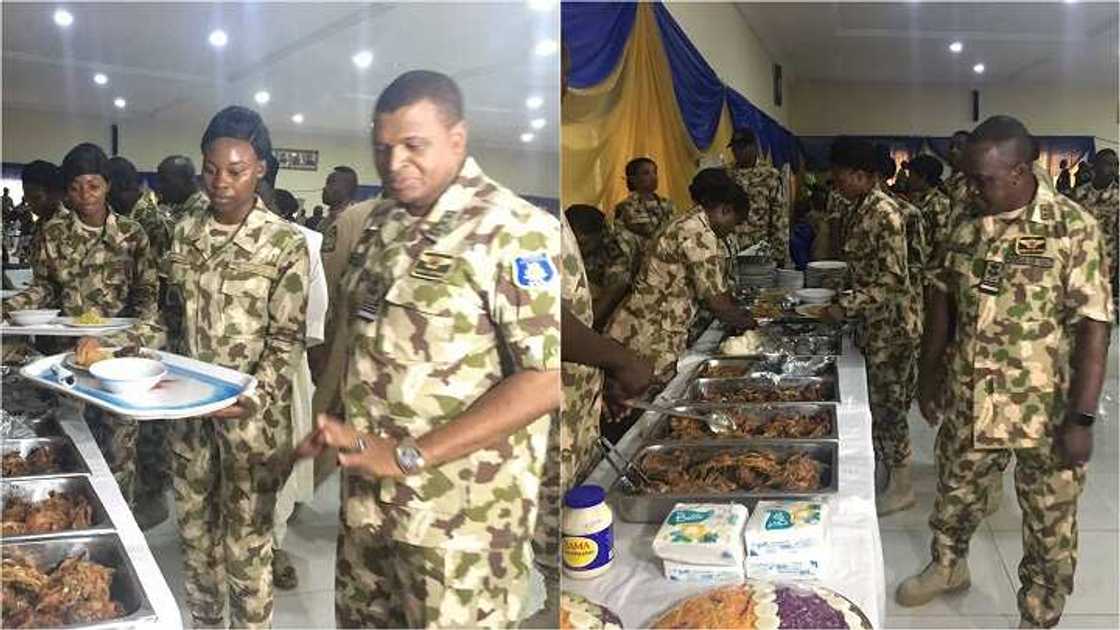 Babban hafsan Sojan sama ya nishadantar da Sojojin dake yaki da Boko Haram (Hotuna) Babban hafsan Sojan sama ya nishadantar da Sojojin dake yaki da Boko Haram (Hotuna)