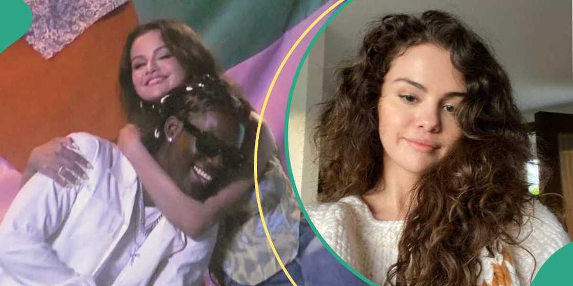 Selena Gomez and Rema on Calm Down Remix, Selena Gomez Selena Gomez and Rema on Calm Down Remix, Selena Gomez