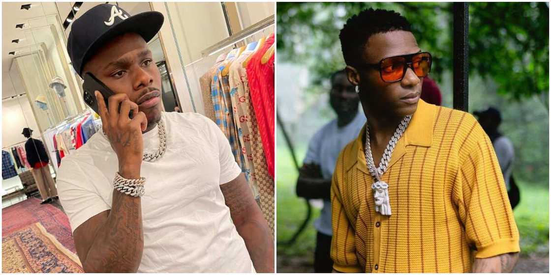 American Rapper DaBaby jumps on Wizkid's Essence. American Rapper DaBaby jumps on Wizkid's Essence.
