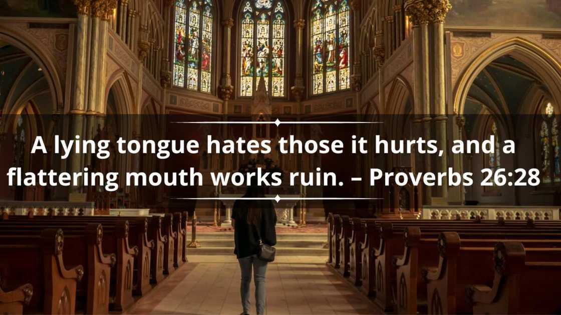 bible verses about the tongue being a weapon