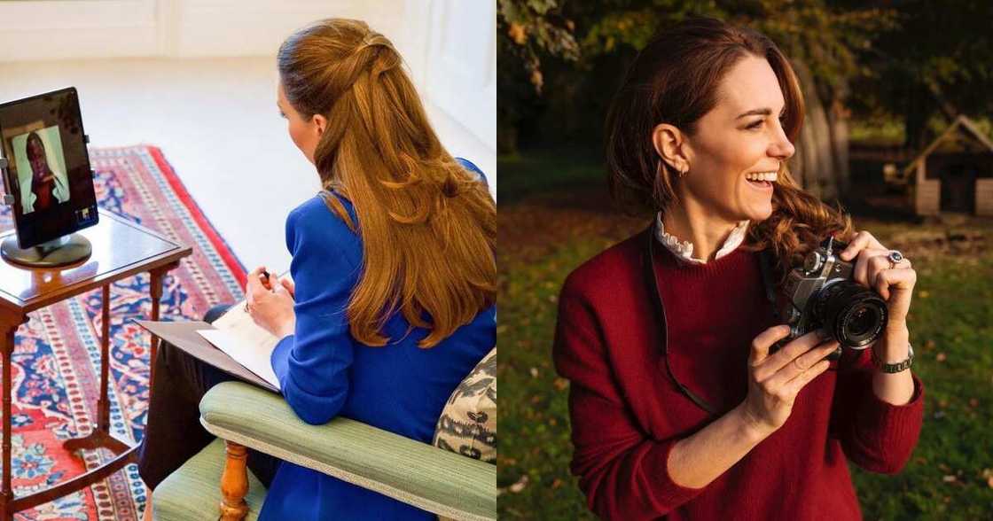 Kate Middleton Again Caught Looking Radiant In a Polished Blue Blazer Kate Middleton Again Caught Looking Radiant In a Polished Blue Blazer