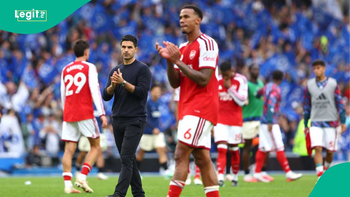 Kai Havertz, Mikel Arteta, Gabriel Magalahaes, Brighton, Premier League.