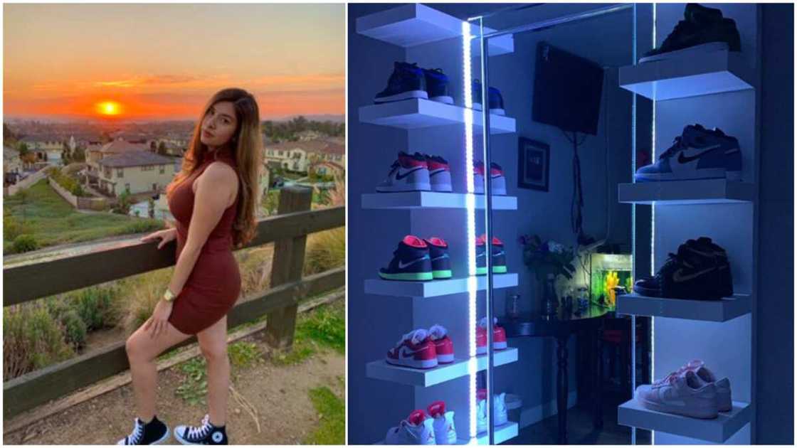 Pretty Lady Shows off her Beautiful Collection of Sneakers, She Has Many Air Jordans Pretty Lady Shows off her Beautiful Collection of Sneakers, She Has Many Air Jordans