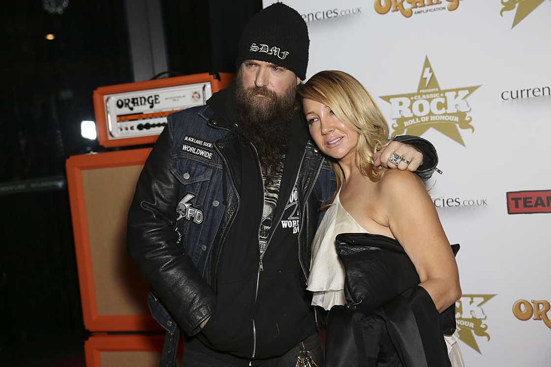 Zakk Wylde and Barbaranne Wylde at an event together Zakk Wylde and Barbaranne Wylde at an event together