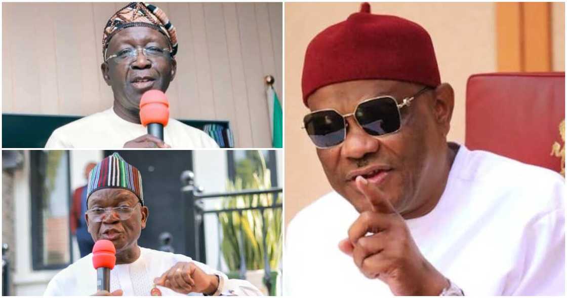 PDP crisis, Governor Samuel Ortom, Governor Nyesom Wike, 2023 election, Atiku Abubakar, Senator Iyorchia Ayu