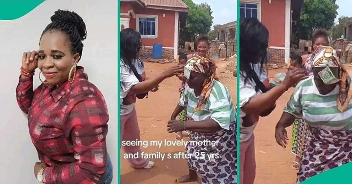 Lady reunites with mum after 25 years Lady reunites with mum after 25 years