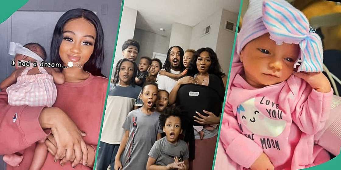 Woman finally delivers baby girl Woman finally delivers baby girl