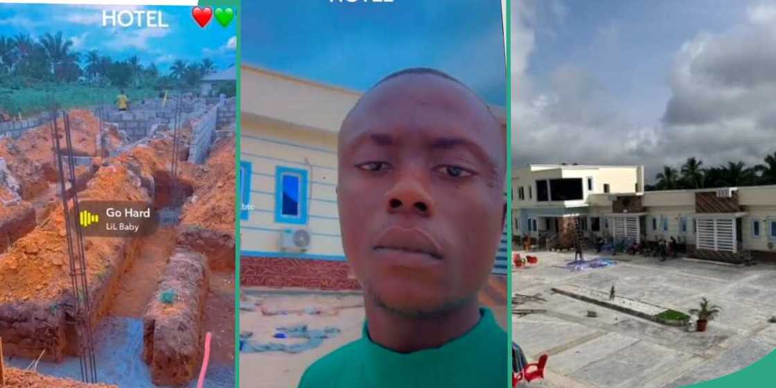 Hotel, young man Hotel, young man